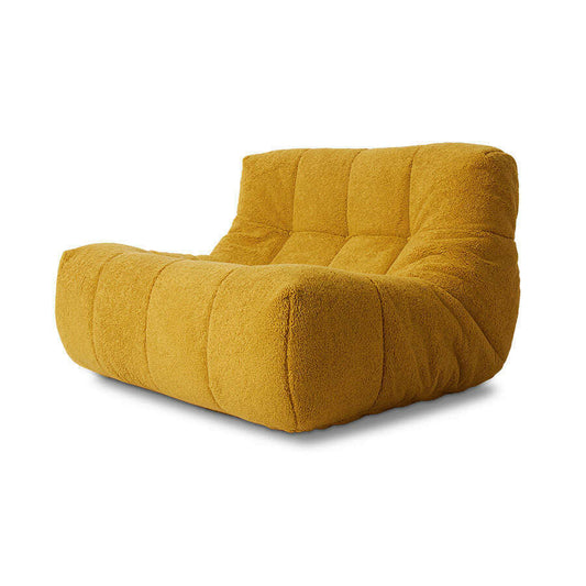 HKliving Lazy Lounge fauteuil fluffy ochre