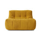 HKliving Lazy Lounge fauteuil fluffy ochre