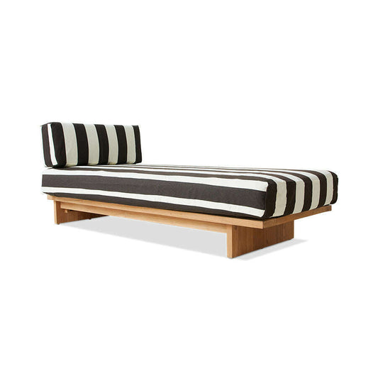 HKliving Outdoor daybed teak stracciatella