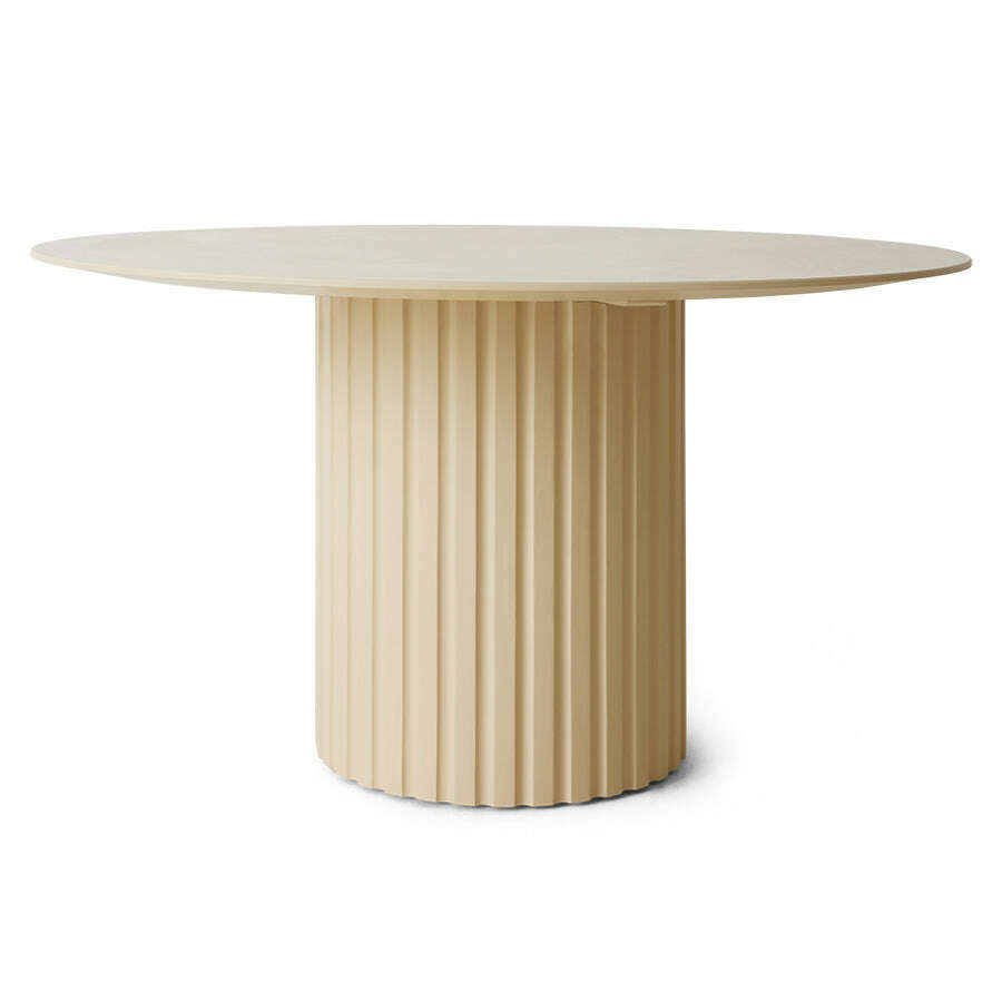 HKliving Pillar eettafel cream