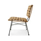 HKliving Rattan lounge chair natural