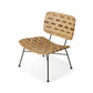 HKliving Rattan lounge chair natural