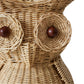 HKliving Rattan owl side table