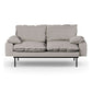 HKliving retro sofa: 2-seats sneak light grey