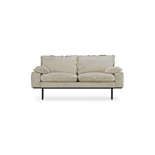 HKliving Retro sofa: 2-zits pure ivory