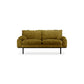 HKliving Retro sofa: 2-zits royal velvet olive