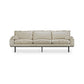 HKliving Retro sofa: 4-zits pure ivory