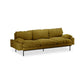 HKliving Retro sofa: 4-zits royal velvet olive