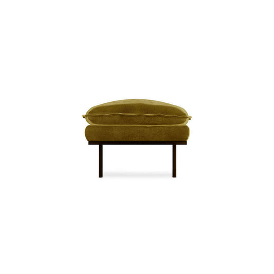 HKliving Retro sofa: hocker royal velvet olive