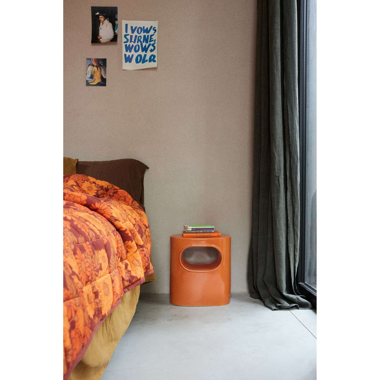 HKliving Space side table orange