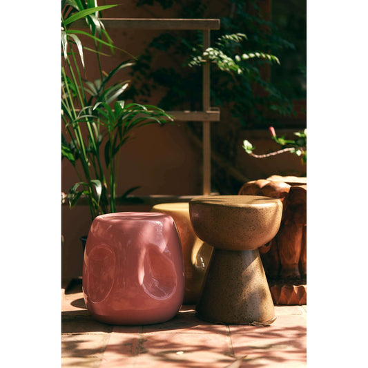 HKliving Terrazzo side table pebble