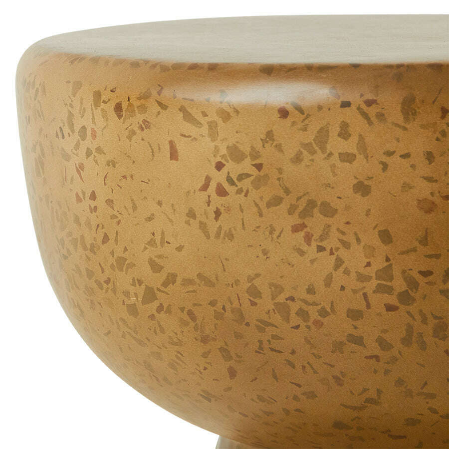 HKliving Terrazzo side table pebble