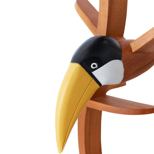 HKliving Toucan sculpture naturel