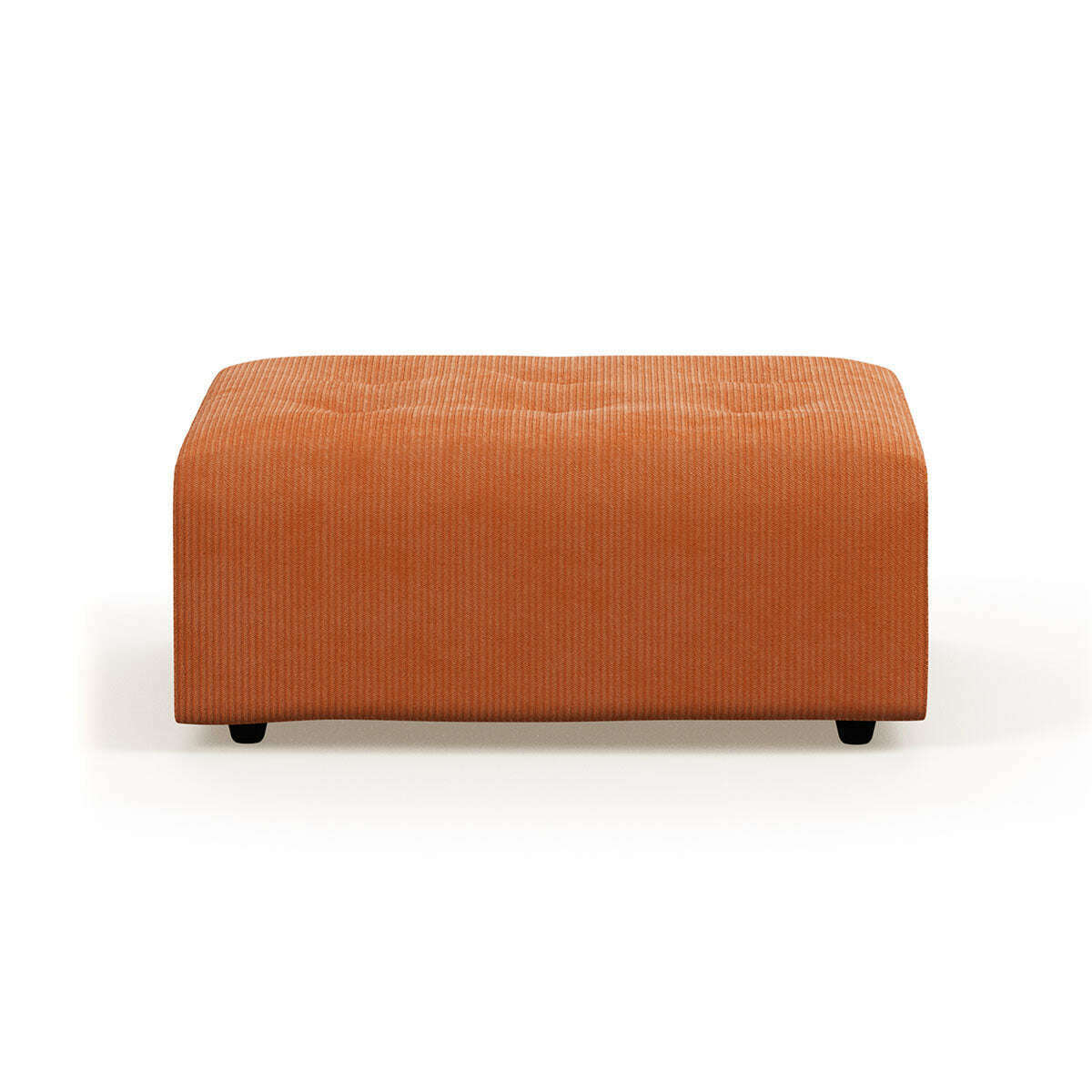 HKliving vint couch: element hocker corduroy rib dusty orange