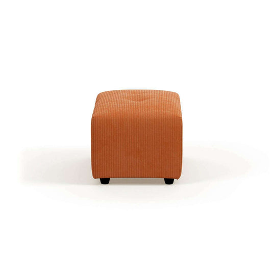 HKliving vint couch: element hocker small corduroy rib dusty orange