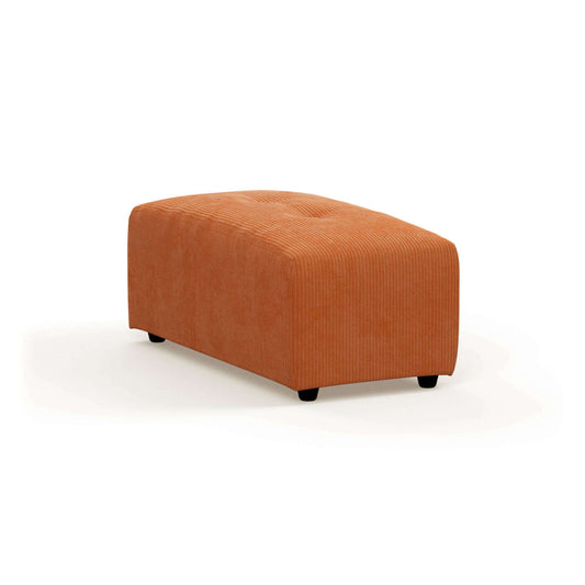 HKliving vint couch: element hocker small corduroy rib dusty orange