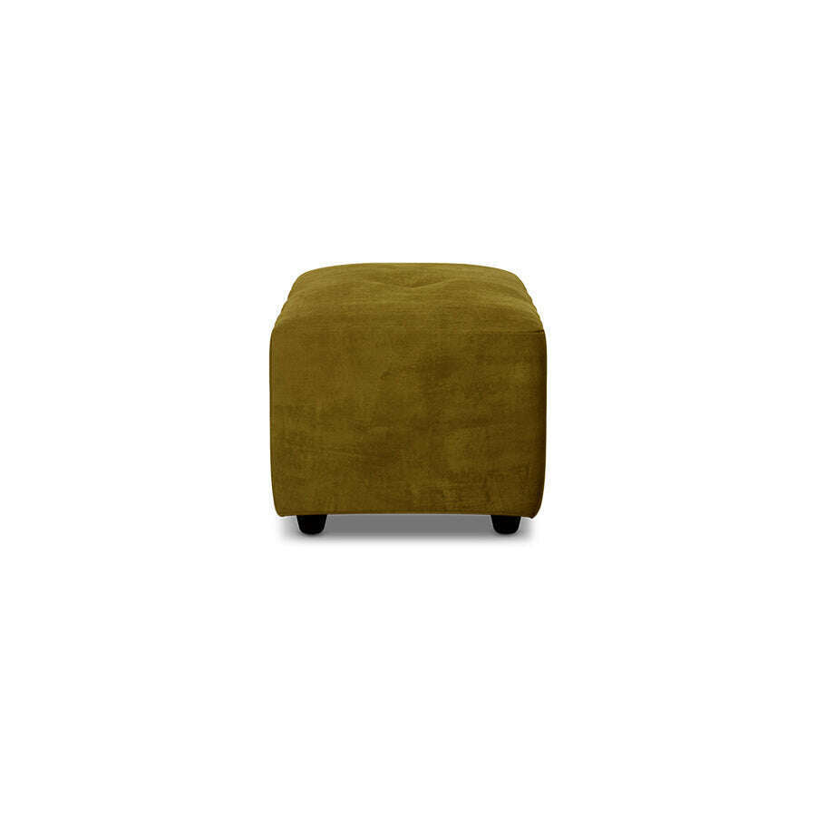 HKliving Vint couch: element hocker small royal velvet olive