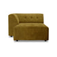 HKliving Vint couch: element left divan royal velvet olive