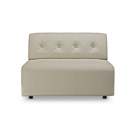 HKliving Vint couch: element middle 15-seat pure ivory