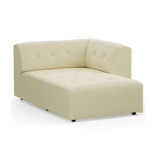 HKliving vint couch: element rechts divan corduroy rib hay