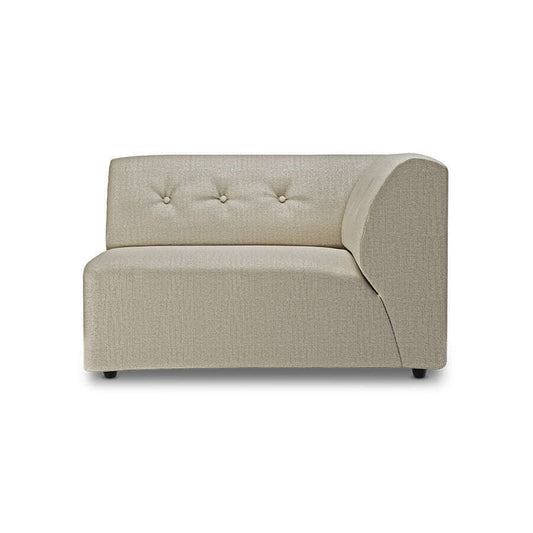 HKliving Vint couch: element right 15-seat pure ivory