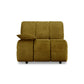 HKliving Wave couch: element left low arm royal velvet olive