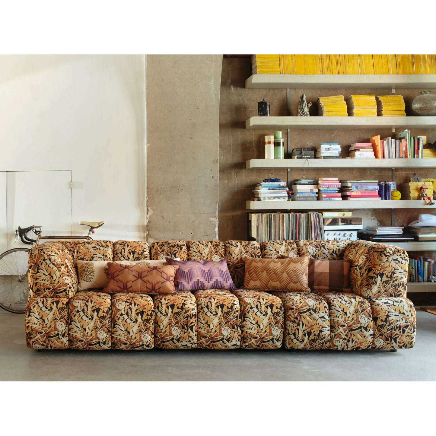 HKliving Wave couch: element links divan printed hollywood