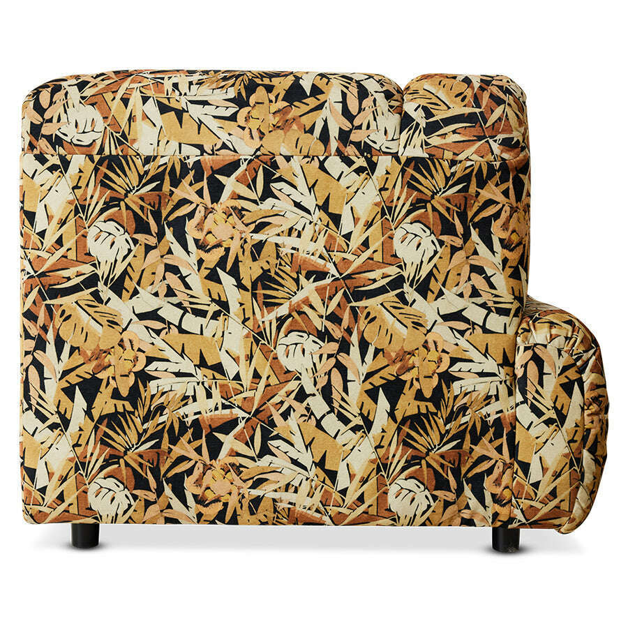HKliving Wave couch: element links high arm printed hollywood