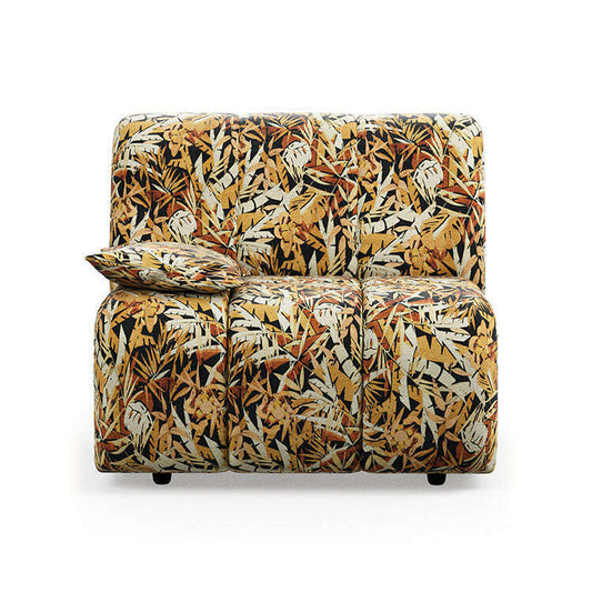 HKliving Wave couch: element links low arm printed hollywood