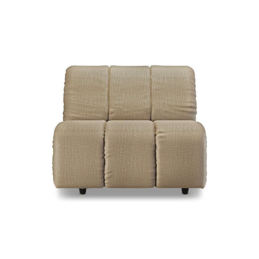 HKliving Wave couch: element middle pure earth