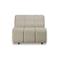 HKliving Wave couch: element middle pure ivory