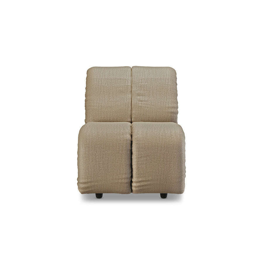 HKliving Wave couch: element middle small pure earth