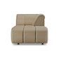 HKliving Wave couch: element right divan pure earth