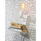 it's about RoMi wandlamp Florence plank+usb wit zonder kap