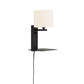 it's about RoMi wandlamp Florence plank+usb wit