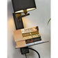 it's about RoMi wandlamp Florence plank+usb+leeslamp licht linnen