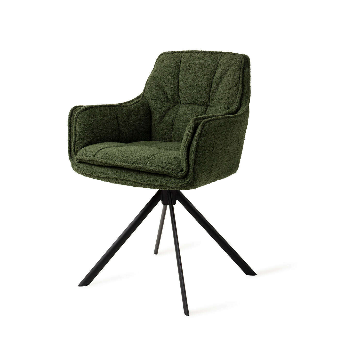 Jesper Home Akune eetkamerstoel evergreen |revolveblack