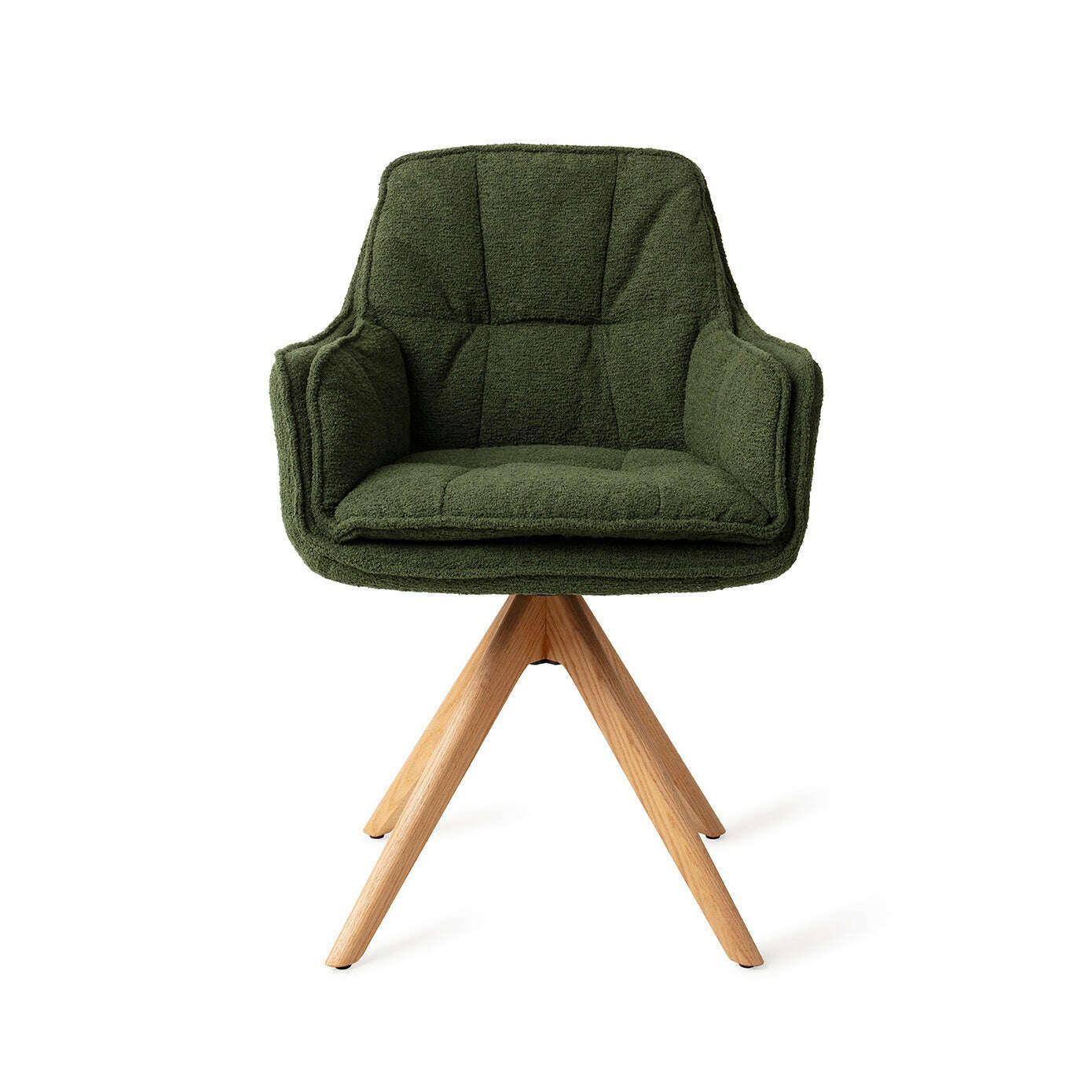 Jesper Home Akune eetkamerstoel evergreen |revolveoak natural