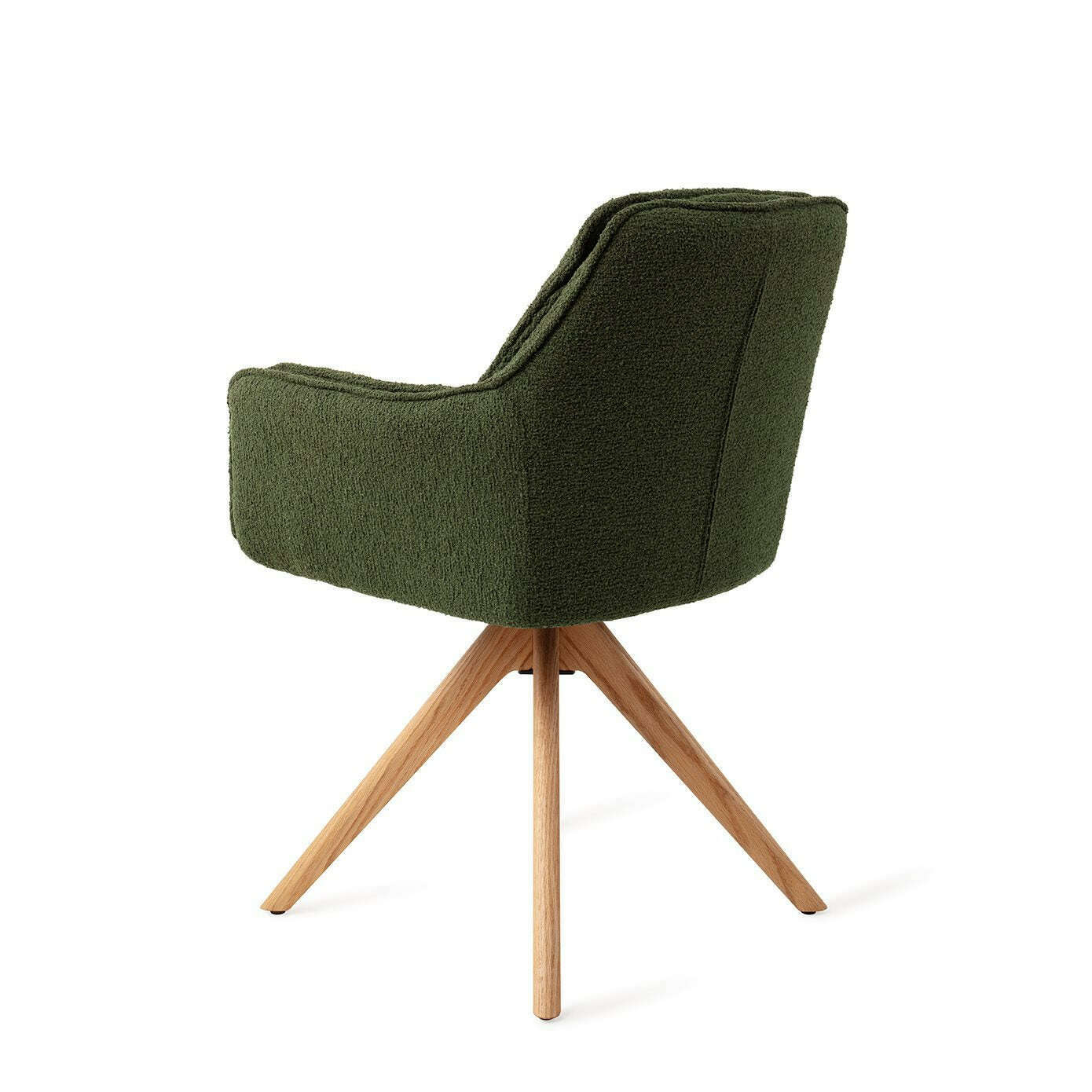 Jesper Home Akune eetkamerstoel evergreen |revolveoak natural