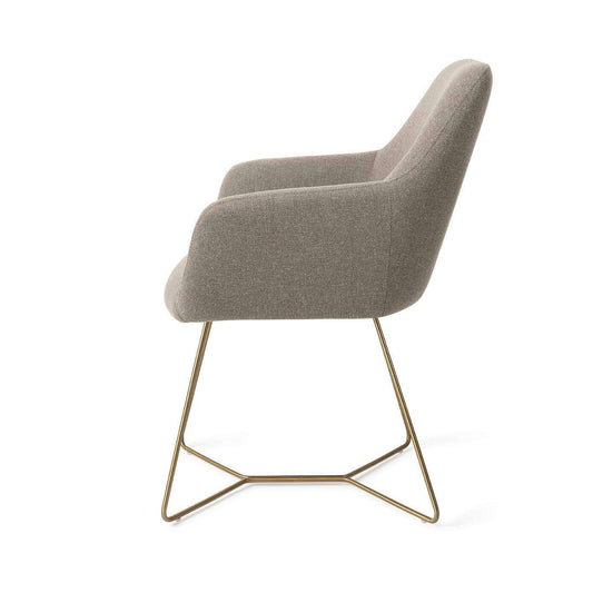 Jesper Home Hiroo eetkamerstoel foggy fusion|beehive gold