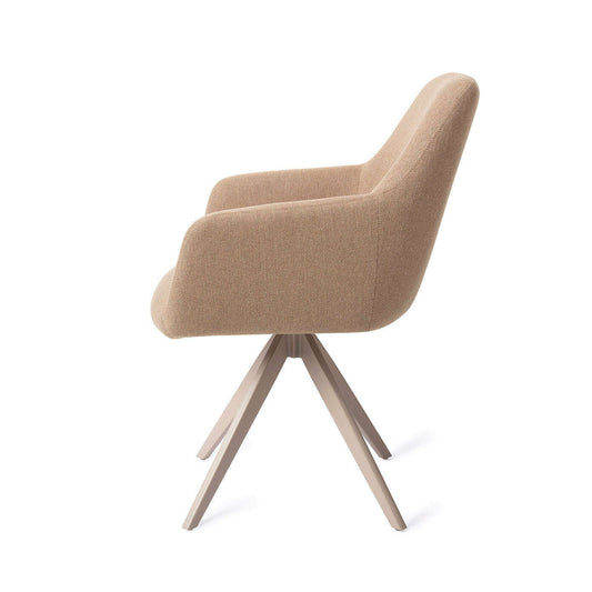 Jesper Home Hiroo eetkamerstoel whisper wheat|turn beige