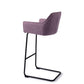 Jesper Home Hofu barkruk violet daisy|arch black (H)