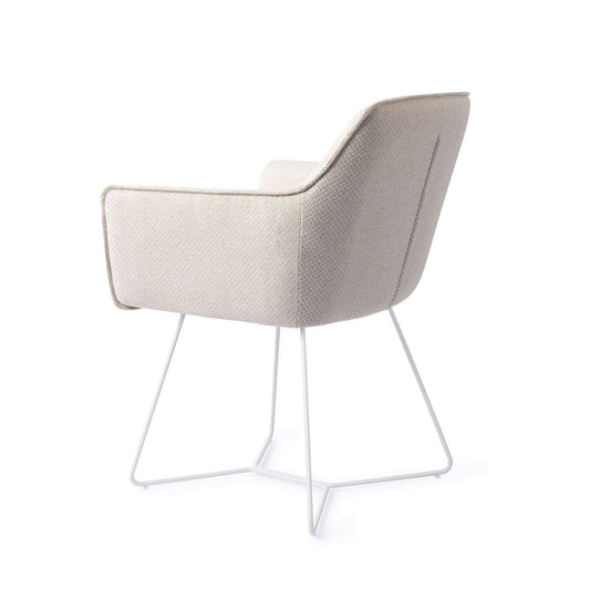 Jesper Home Hofu eetkamerstoel Enoki|beehive white