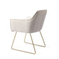 Jesper Home Hofu eetkamerstoel Enoki|slide gold