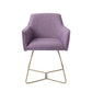 Jesper Home Hofu eetkamerstoel Violet Daisy|beehive gold