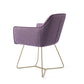 Jesper Home Hofu eetkamerstoel Violet Daisy|beehive gold