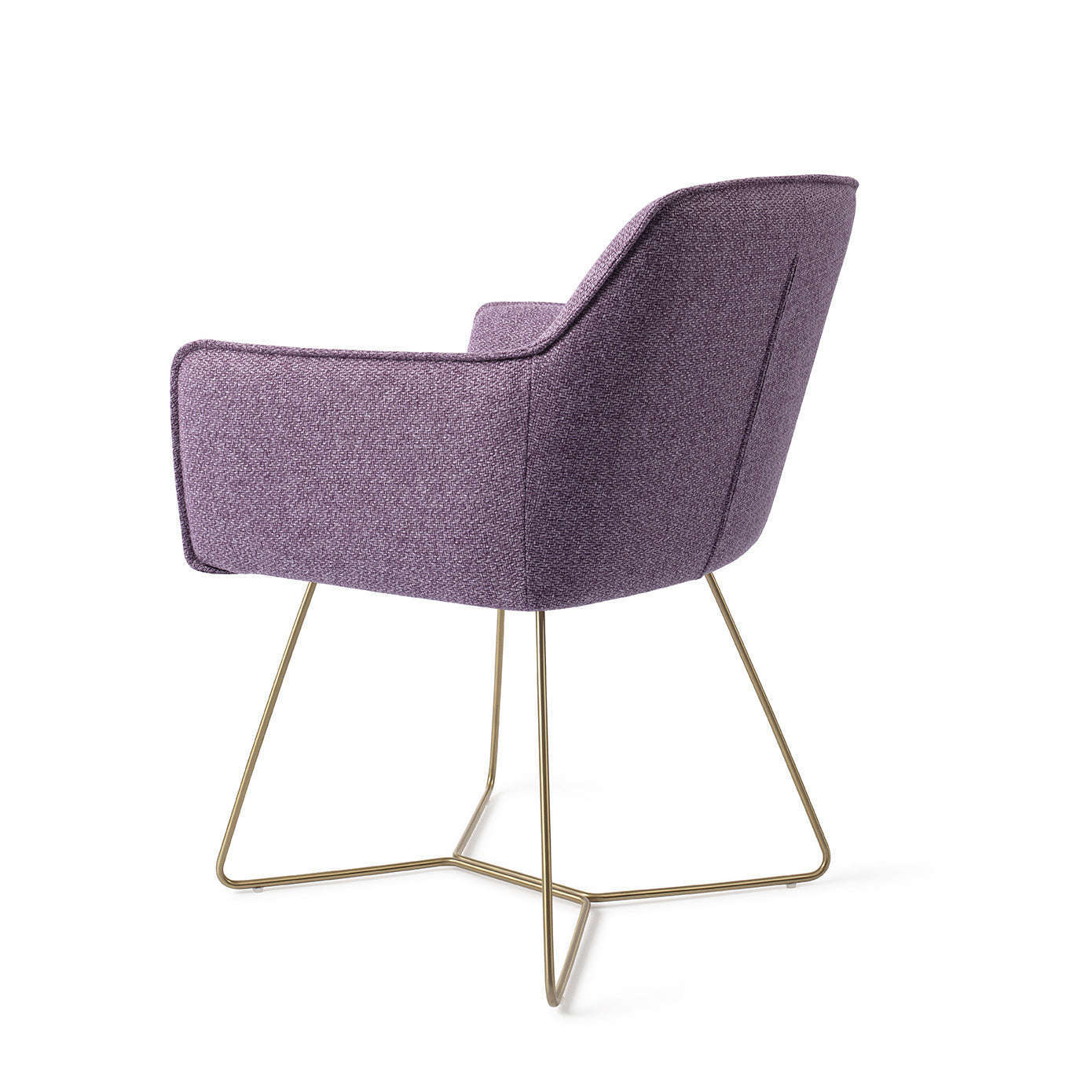 Jesper Home Hofu eetkamerstoel Violet Daisy|beehive gold