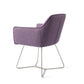 Jesper Home Hofu eetkamerstoel Violet Daisy|beehive steel