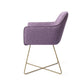 Jesper Home Hofu eetkamerstoel Violet Daisy|cross gold