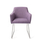 Jesper Home Hofu eetkamerstoel Violet Daisy|slide steel